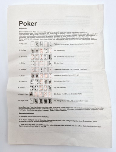 Poker Rack mit Chips und Karten Poker Set Neu - Bild 8 von 9