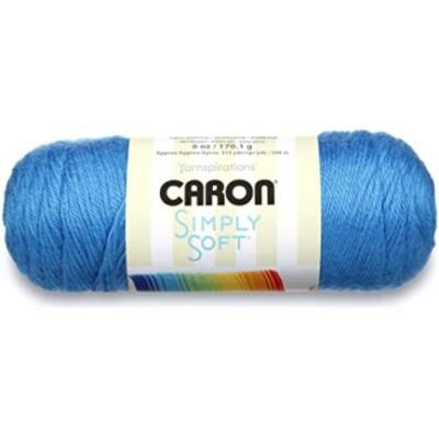 Caron Einfach Weich Acryl Aran Strickwolle Garn 170g - 9784 Kobalt Blau
