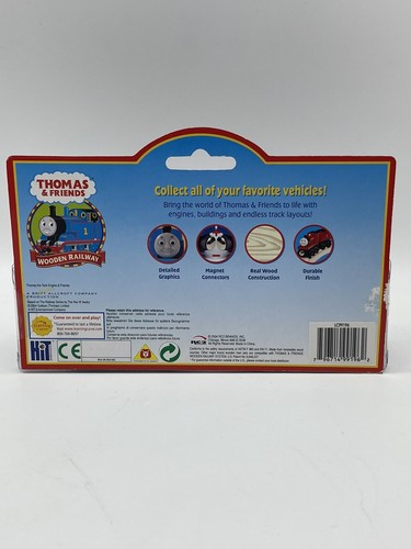 THOMAS & FRIENDS SODOR CREW POMPIERE SISTEMA FERROVIARIO LEGNO 2004 MOTORE SERBATOIO ROSSO - Foto 5 di 9