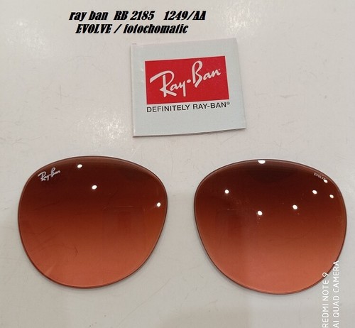 RAY BAN RB 2185 1249/AA lenti ricambio / fotocromatico / EVOLVE | eBay