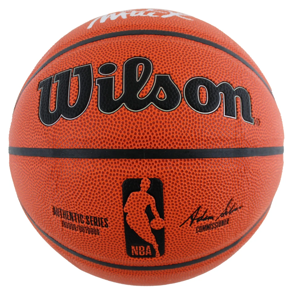 Lakers Magic Johnson Authentic Signed Wilson Basketball w/ Silver Sig BAS Wit - Image 2 of 3