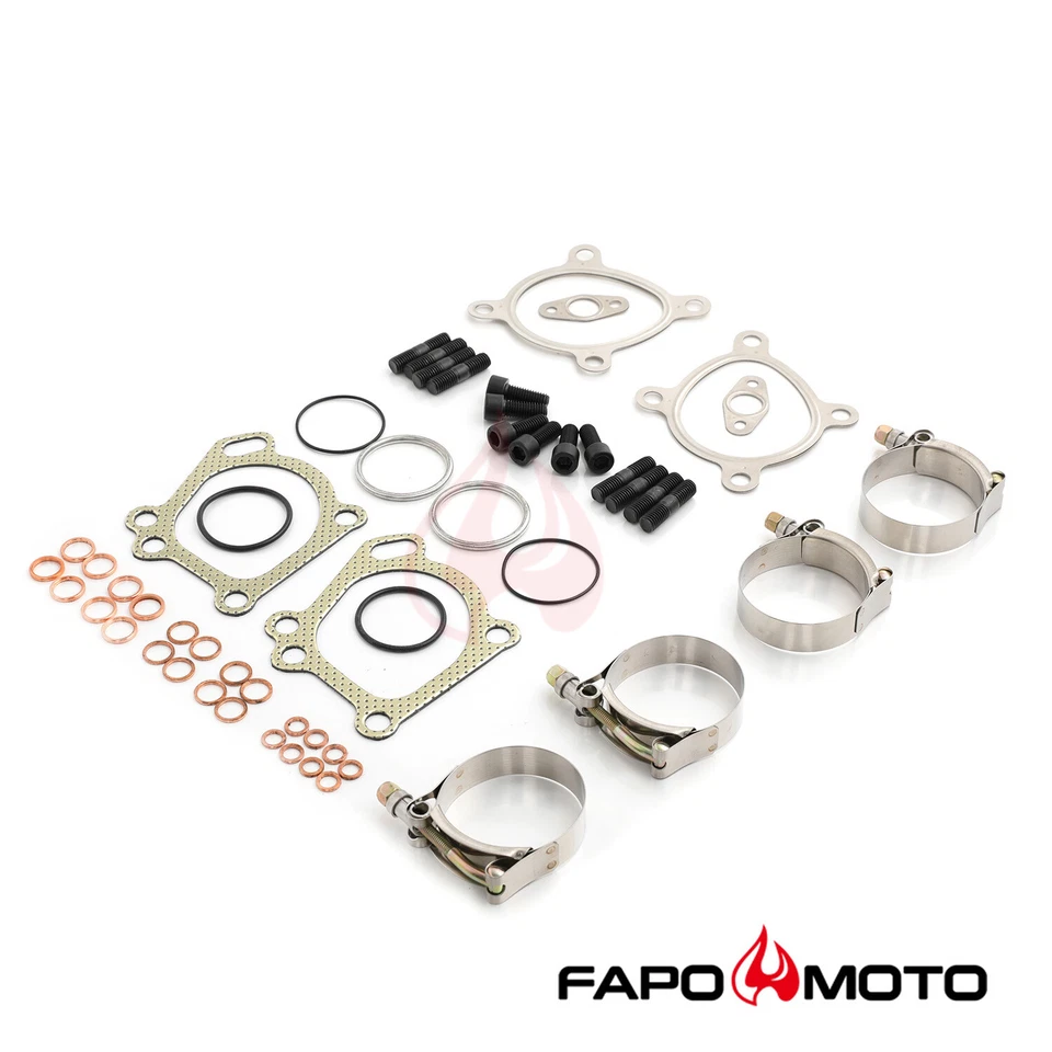 Tubos de entrada FAPO Turbo para 02-05 Audi S4 B5 RS4 A6 Allroad Quattro K04 2,7 L Foto 2 de 4