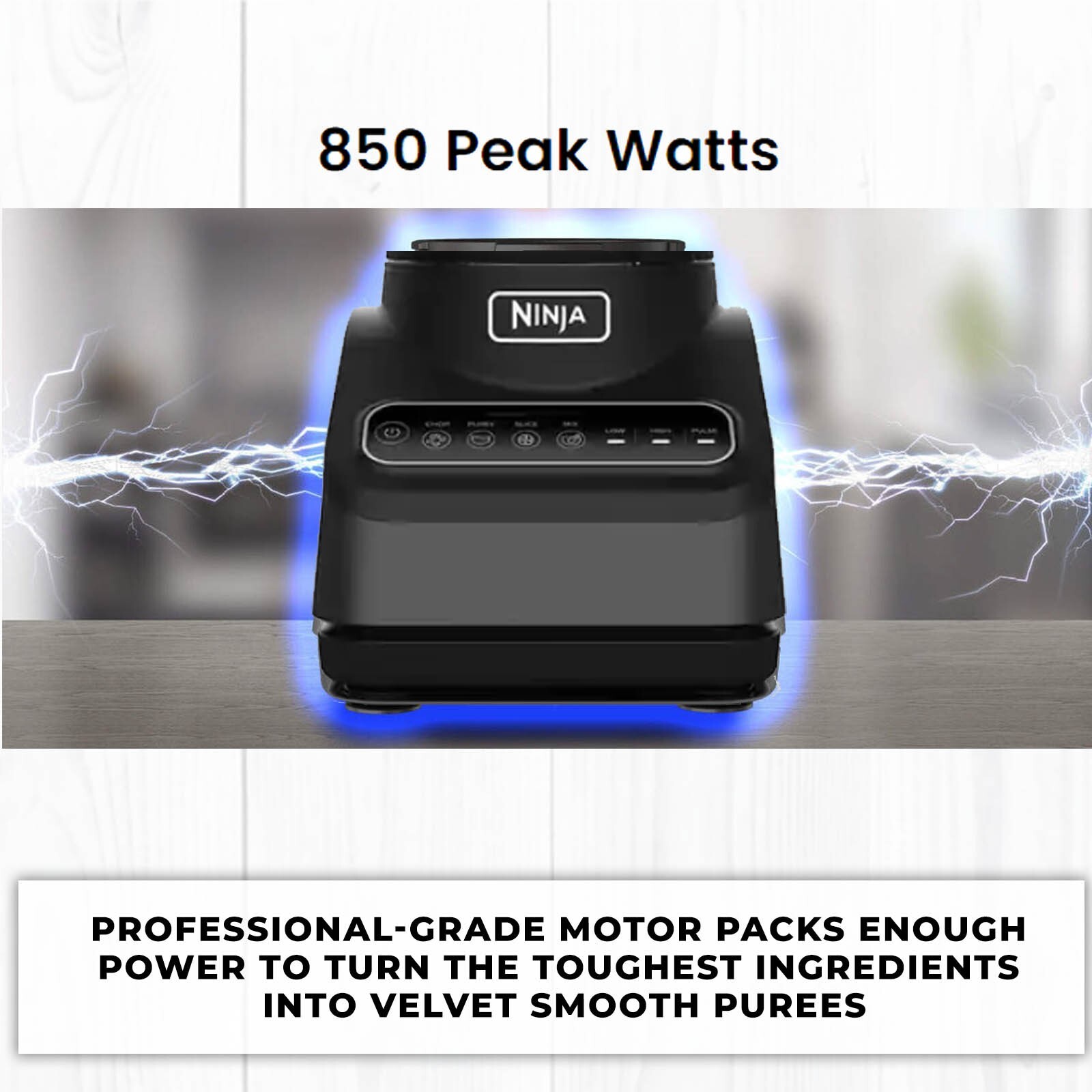 Ninja 2.1L Food Processor Electric 850W Dough Mixer Chopper Slicer