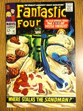 Fantastic Four #61 Kirby Sandman Cover Key Silver Surfer 1st Print Marvel Movie