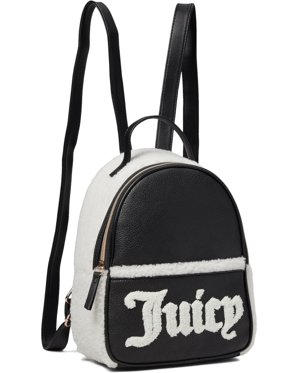 Juicy Couture Juicy Flashback Small Backpack Black Faux 