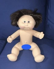 1982 Cabbage Patch Kids CPK Doll All Vinyl Boy Doll Brown Hair Brown Eyes