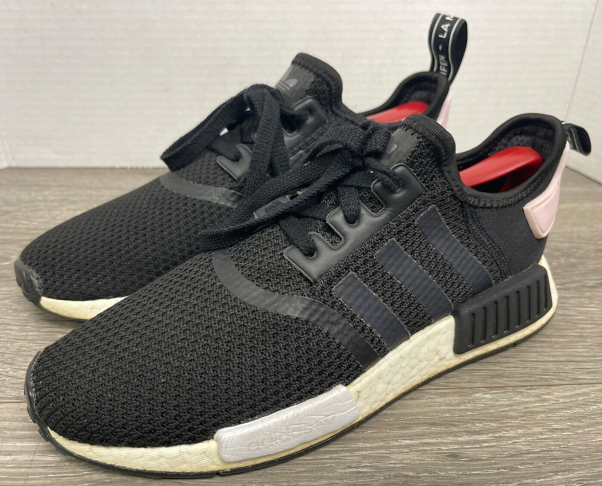 Adidas NMD R1 Black Clear Pink 2018 B37649 Women s Size 8 eBay
