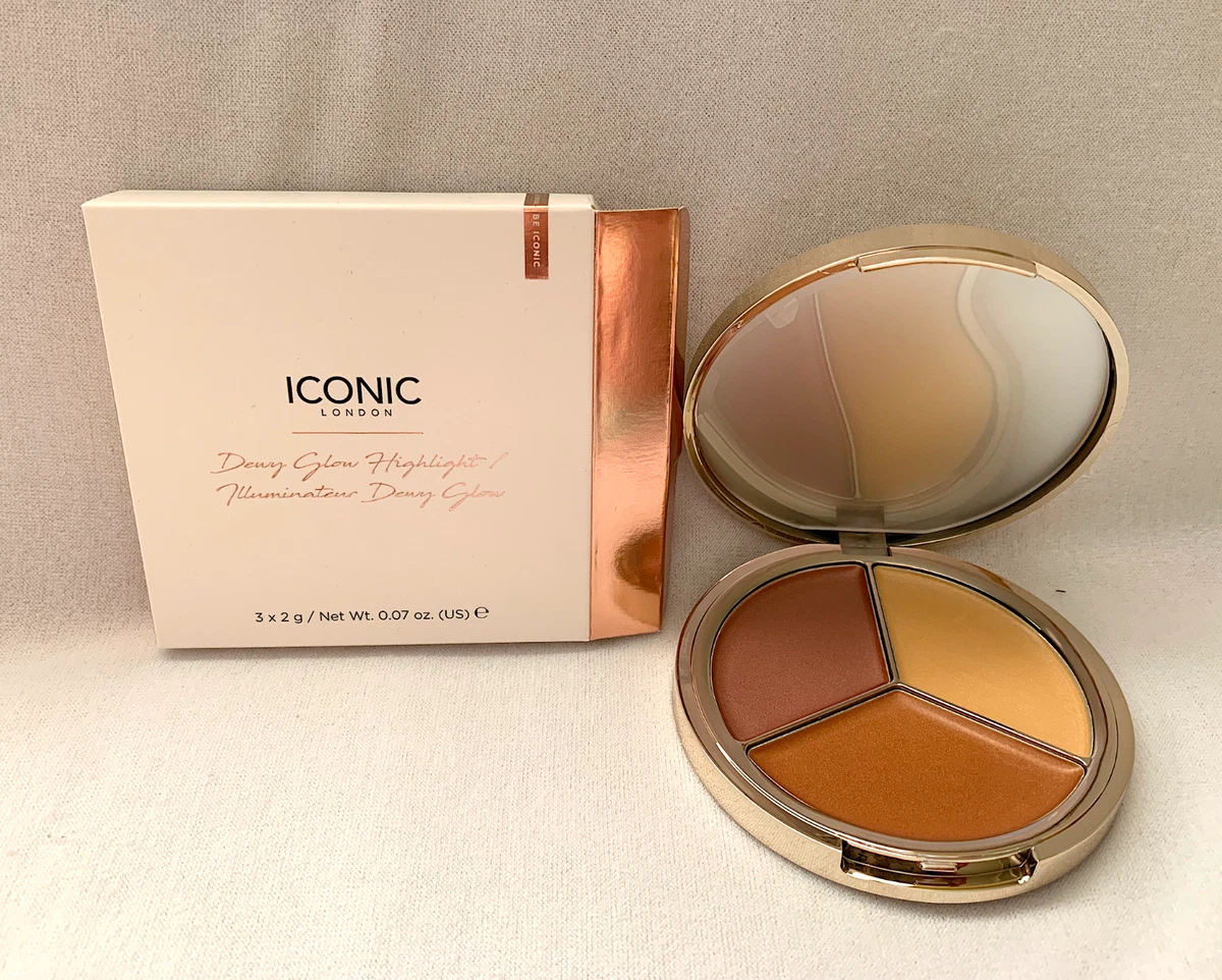 iconic dewy glow highlighter Creamy highlighter trio for glowing complexion 3x2g
