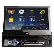 Dual XDVD600 7 Flip-Up Single DIN CD/DVD Blue...