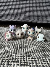 Lot of 7 Disney Jr T.O.T.S. TOTS Tiny Ones Flocked Animal Figures 2 Bobble Heads