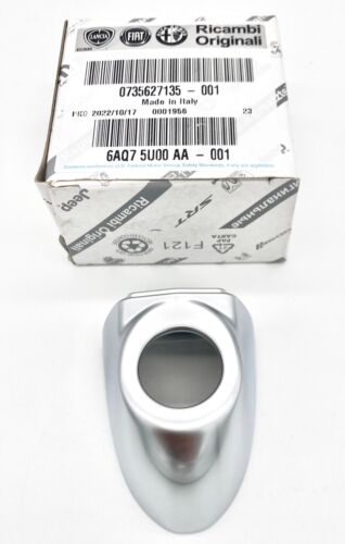 Fiat 500X Drivers Side Door Handle Outer Cap Satin Silver 735627135 Genuine - Picture 4 of 6