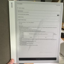 BOOX 13.3 White eBook Reader 128GB Wi-Fi Elec...