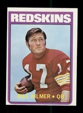 1972 TOPPS FOOTBALL #18 BILL KILMER WASHINGTON REDSKINS