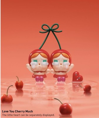 POP MART  AUTHENTIC CRYBABY Crying For Love Series [ Love You Cherry Much ]