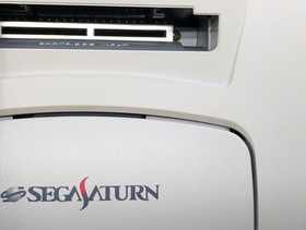 Sega Saturn White HST-3220 NTSC-J Japan Tested w/ FIGHTERS MEGAMIX