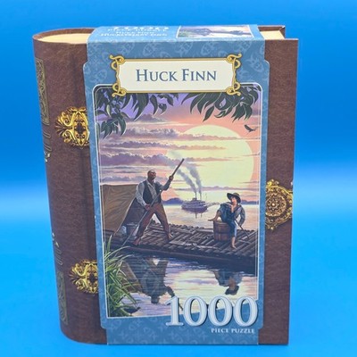 Master Pieces ''Huck Finn'' 1000 Piece Book Puzzle NEW