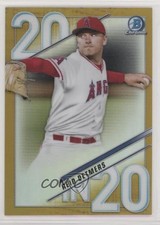 2020 Bowman Draft 20 in '20 Gold Refractor 46/50 Reid Detmers #20IN20-RD 0d1v