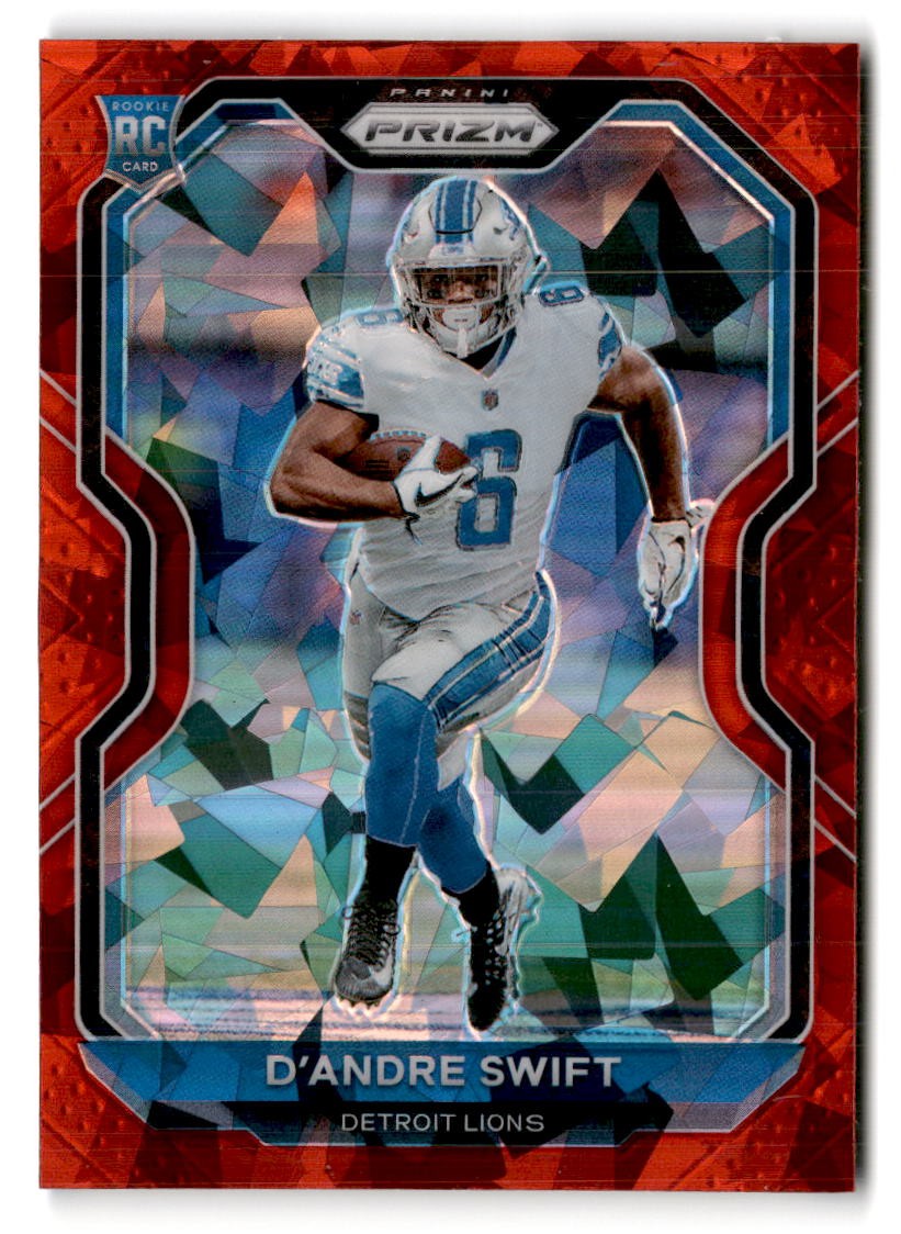 2020 Panini Prizm - Prizm Red Ice #358 D'Andre Swift