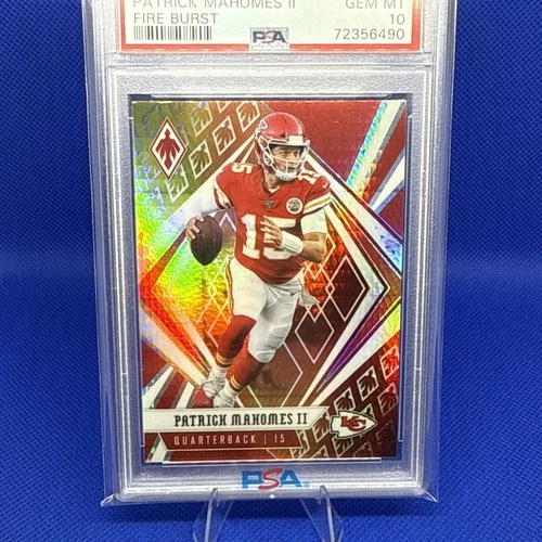 2020 PANINI PHOENIX PATRICK MAHOMES II FIRE BURST #45 PSA 10 CHIEFS