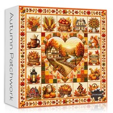 Autumn Jigsaw Puzzle 1000 Pieces Fall Harvest Landscape Home Decor Game