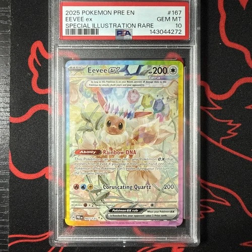 Pokemon Eevee EX Prismatic Evolutions Sir Holo