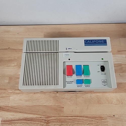Califone Cardmaster Model CAR2020 - Tested