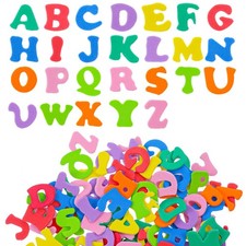 520pcs Foam Letter Stickers, Assorted Colorful Foam Letter Stickers