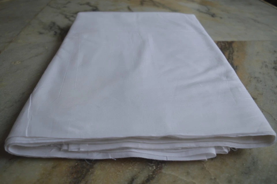 White Solid Plain 100%Cotton Fabric 15 Yard NO TARRIF CHARGES 100%✅ ZK_79 - Image 3 of 4