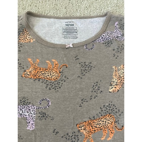 Girls Lot PJs Carters Pajamas Sets Short Sleeve Pant Cotton Spring 4 Pairs Sz 10 - Picture 9 of 10