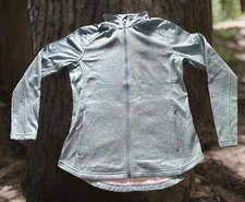 New Storm Creek Jacket Women's M Aqua Full Zip Fleeced Lined Outdoor Protection