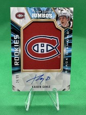 2022-23 UD Black Diamond Rookie Team Logo Jumbos Kaiden Guhle Rookie Auto 24/99