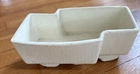 Vintage Mid-century White Pottery Planter/McCoy/USA