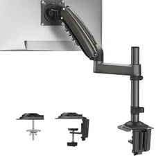 HUANUO Single Monitor Arm, Adjustable Desk Mount for 13-34 inch Screens, Hold...