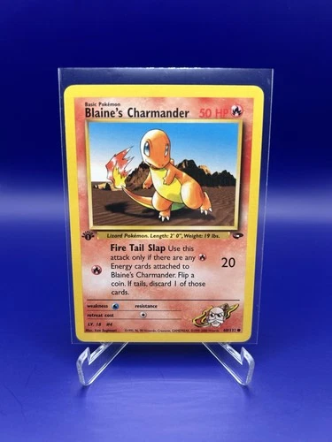 New ListingPokémon Blaine's Charmander 60/132 1st Edition  Gym Challenge