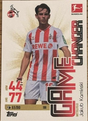 Topps Match Attax BUNDESLIGA 25/26 NR. 190 Jakub Kaminski GAME CHANGER