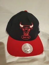 Chicago Bulls 'Windy City' Snapback Wool Cap Mitchell & Ness NBA NWOT