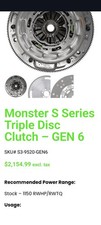 Monster Triple Disk S Camaro 2016-2024