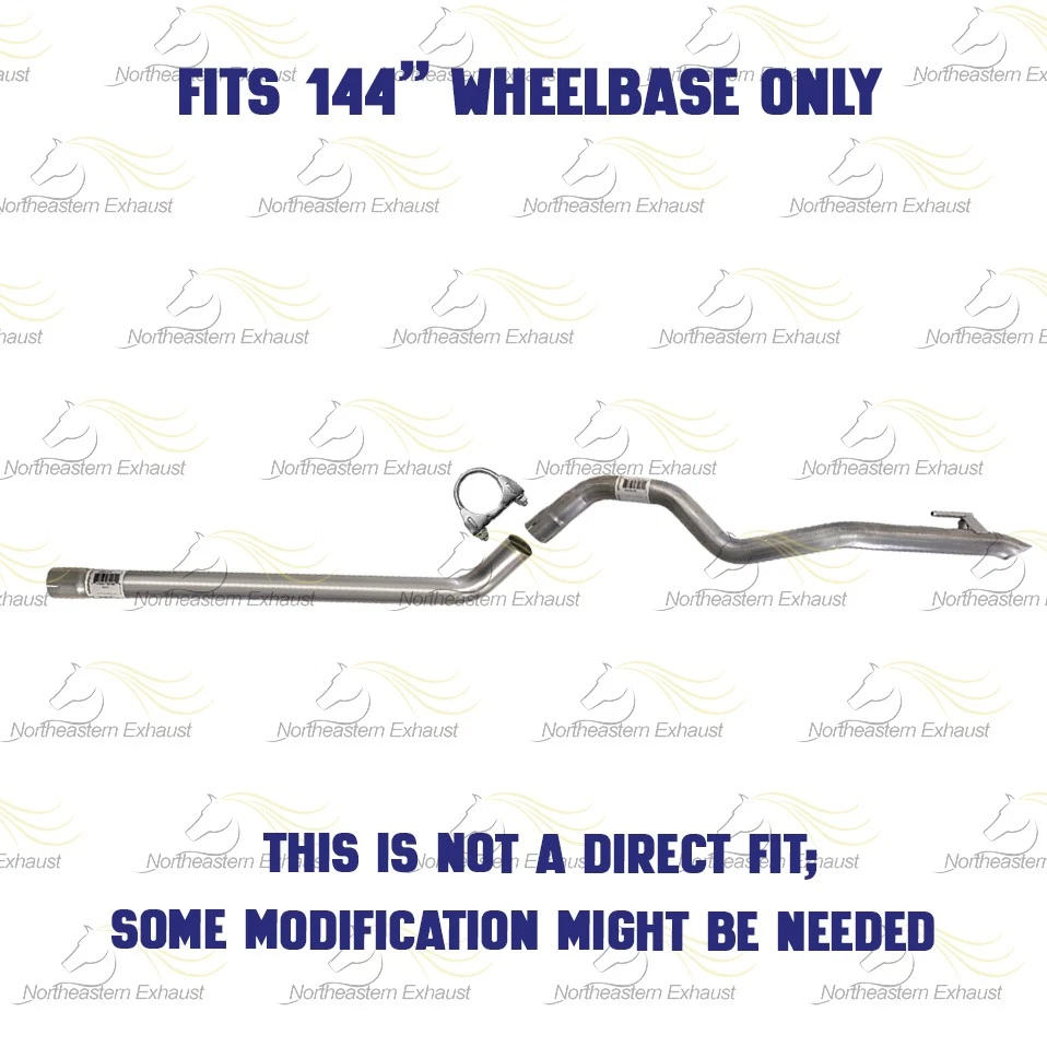 Tubo de escape para: Dodge Mercedes Sprinter 2500 3500 2007-2012 3,0 L 144" WB Foto 4 de 4