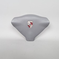 2000-2004 Porsche 911 996 Boxster 986 3 Spoke Steering Wheel Airbag Grey Oem 2000-2004 Porsche 911 996 Boxster 986 3 Spoke Steering Wheel Airbag Grey Oem