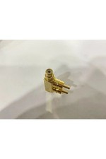 Premium Gold-Tone Dual-Prong Phono Cartridge with Stylus