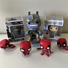 Marvel Funko Pop Lot Deadpool Thanos Throme Hulk Spiderman Thor Ragnarok