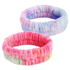 Headband for Washing Face, 2Pcs Spa and Makeup Headband, Microfiber Face wash...