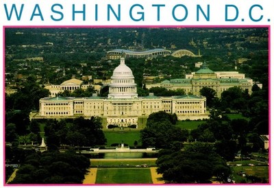 View Of Capitol From Top Of Washington Monument Washington D.C. Postcard