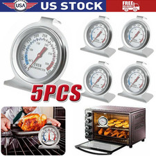 Oven Thermometer Stainless Steel Classic Stand Up Food Meat Temperature Gauge5-1