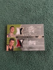 2007 SPx Freshman Tandems Jerseys /15 Spencer Hawes Jason Smith Rookie Patch RC