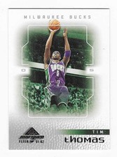 2001-02 Fleer Marquee Tim Thomas Milwaukee Bucks Basketball Card #17
