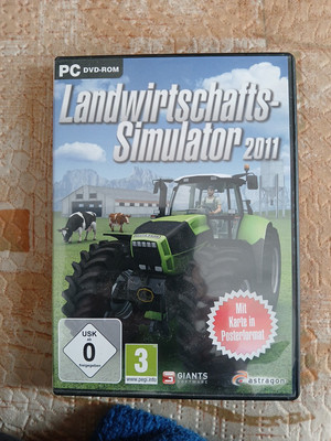 PC DVD-Rom, Landwirtschafts-Simulator 2011. Mit Handbuch Und Karte. In Ordnung. 