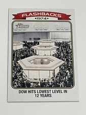 2023 Topps Heritage Baseball News Flashbacks #NF-6 - Dow Jones