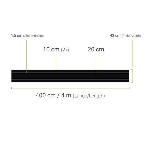 Tiras de carreras tiras decorativas pegatinas de coche tiras de rally lámina de coche 2x10 cm 1x20 cm - Imagen 3 de 8
