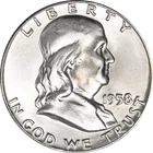 1958-P Franklin Half Dollar - Full Bell Lines